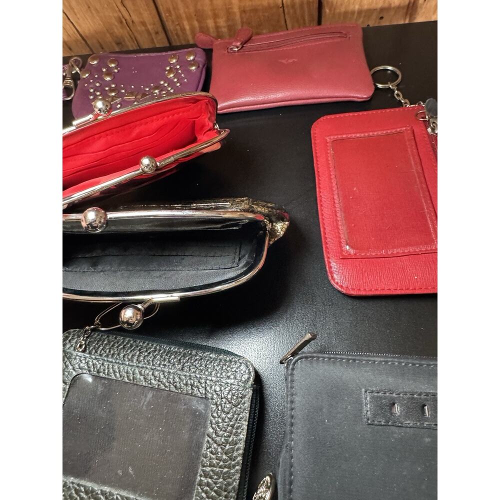 Coin Purses & Card Holders Mixed Styles Lot of 10 - Picture 9 of 14